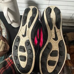 Nike Black and Pink soccer cleats
